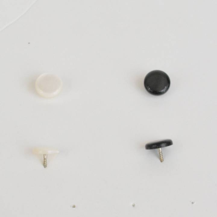 Boutons main droite (14,5 mm)