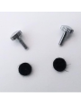 2つのグリッドネジ+2つの黒いフェルト