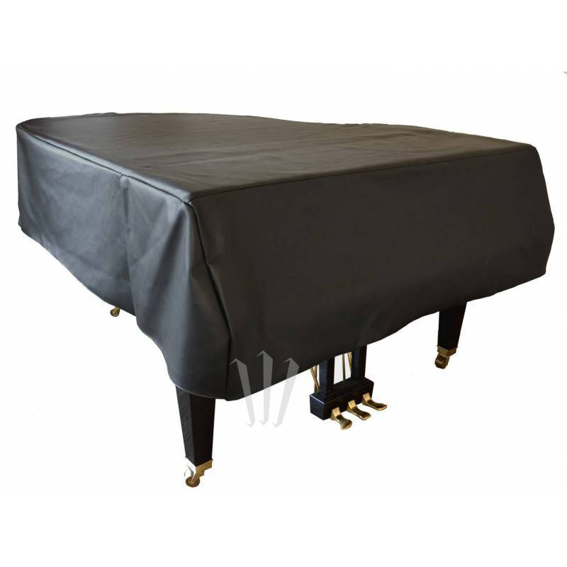 AsiaCreate Housse de Piano à Queue Pleuche Premium Anti-Rayures Noir 160 cm / 62,9 Pouces Housse de Piano décorative Anti-poussière 