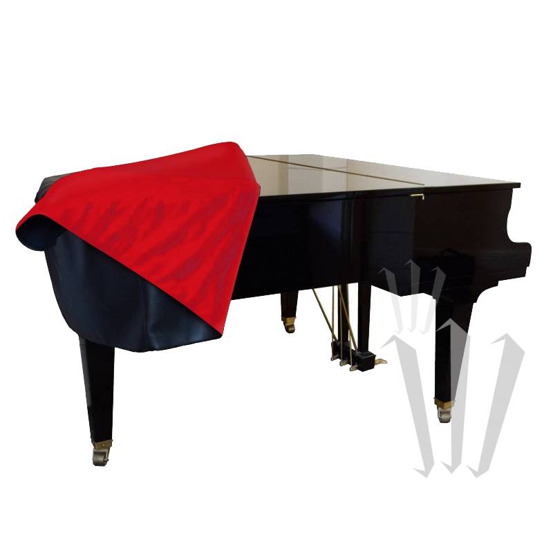Piano cover for semi-concert grand piano