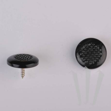 Botões sem círculo com marca da mão direita (14,5 mm)