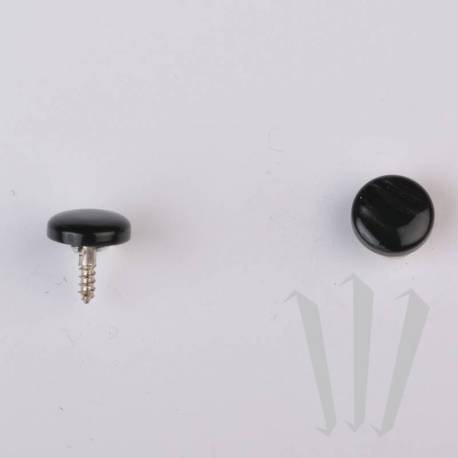 Botões não circulados à esquerda (9 mm)