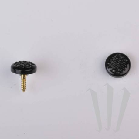 Botões sem círculo com marca da mão esquerda (9,5 mm)