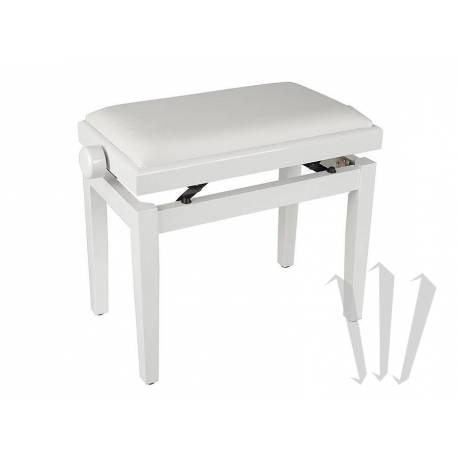 白色钢琴凳