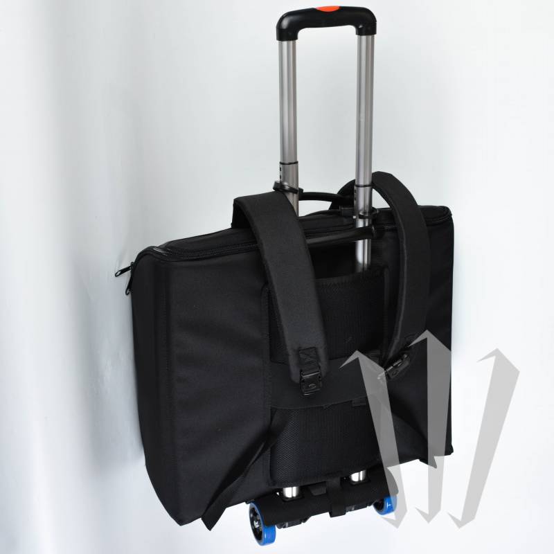 Sac De Transport Pour Accordéon 48/80/96/120 Basses - Tissu Oxford Imperméable, Rembourré - Noir, Dimensions ~51x49x19cm