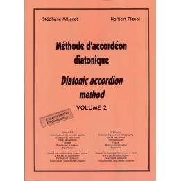 Reading a score on the diatonic accordion