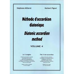 Reading a score on the diatonic accordion
