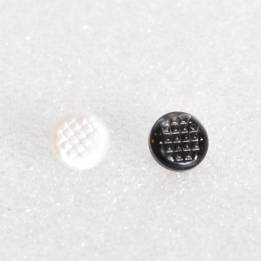 Nicht eingekreiste Knöpfe mit linker Markierung (9,5 mm)