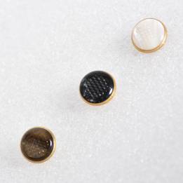 Treble button knurled with rim (14,5 mm)