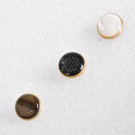 金棕色右手标记圆圈按钮（14.8 毫米）