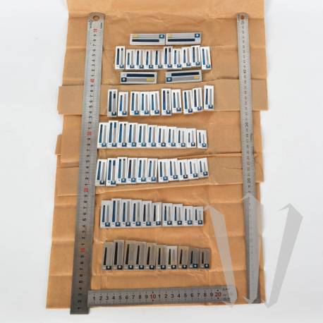 Conjunto de 2 carreiras 8 lâminas baixas