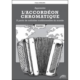 Apprendre l'Accordéon Chromatique à partir de mélodies traditionnelles du monde VOL 4
