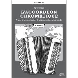 Aprenda o Acordeão Cromático com melodias tradicionais de todo o mundo VOL 5