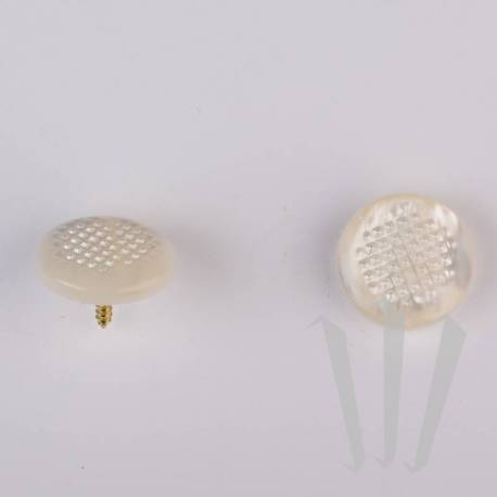 Botões não circulados à direita (12 mm)