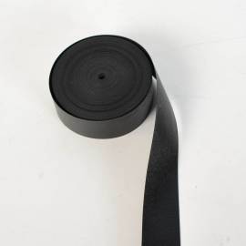 Bande de soufflet LISSE 24 mm NOIR