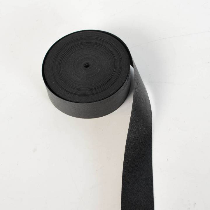 Bande de soufflet LISSE 19 mm NOIR