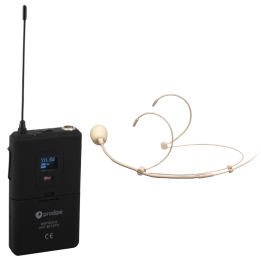 DSP Solo UHF-B210 Headset - Micrófono vocal inalámbrico UHF