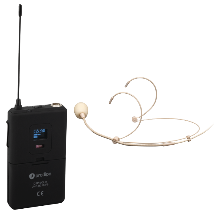 DSP Solo UHF-B210 Headset - Wireless UHF Vocal Microphone