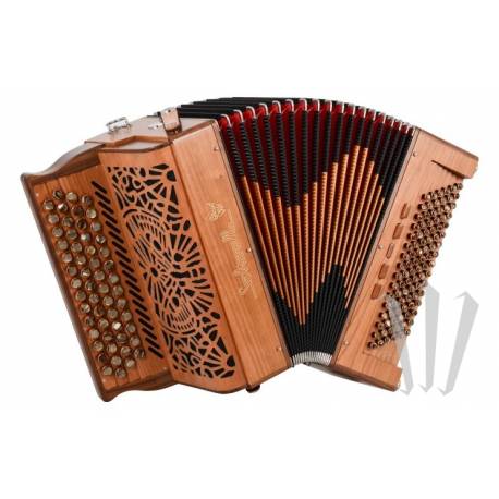 Saltarelle Arcadia Diatonic Accordion 96 Bass Compact