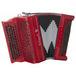 Saltarelle Arcadia Diatonic Accordion 96 Bass Compact