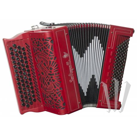 Saltarelle Arcadia Diatonic Accordion 96 Bass Compact