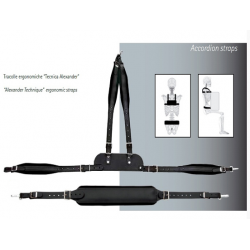 Correias de acordeão de concerto ergonômicas