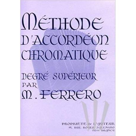 Método de acordeão cromático de grau superior (malva)