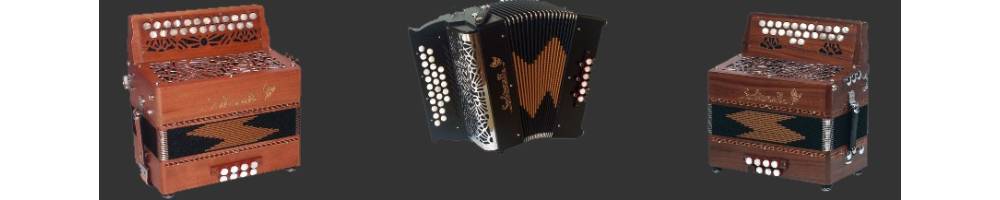 accordéons à clavier plat ( type trad irlandais )